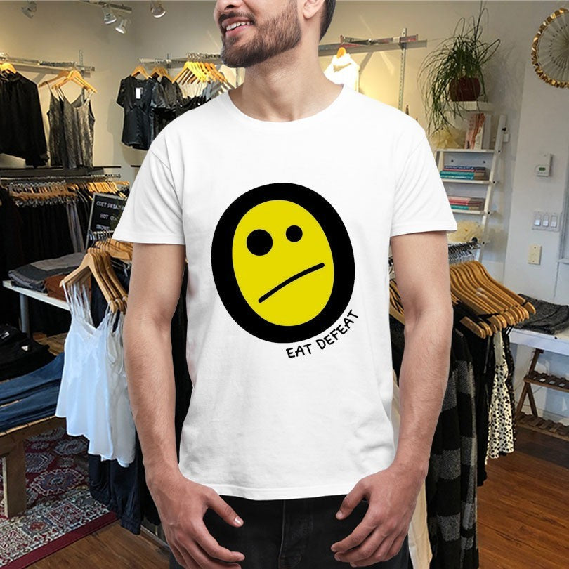 Official Eat Defeat Not So Smiley Shirts Unisex , , , Long Sleeve Tee