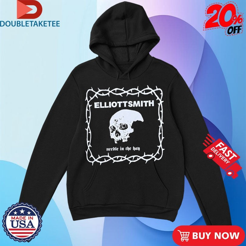 Official Elliott Smith Needle In The Hay Skull Either Orhategod Shirts Unisex , , , Long Sleeve Tee