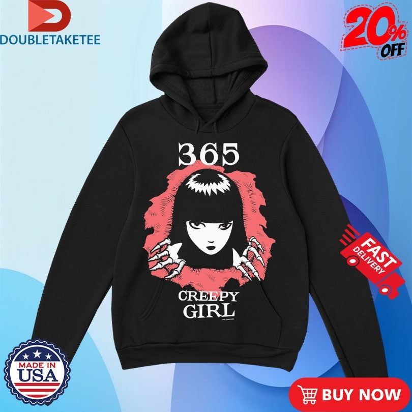 Official Emily The Strange 365 Creepy Girl Shirts Unisex , , , Long Sleeve Tee