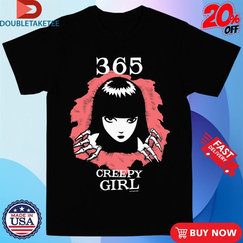 Official Emily The Strange 365 Creepy Girl Shirts Unisex , , , Long Sleeve Tee