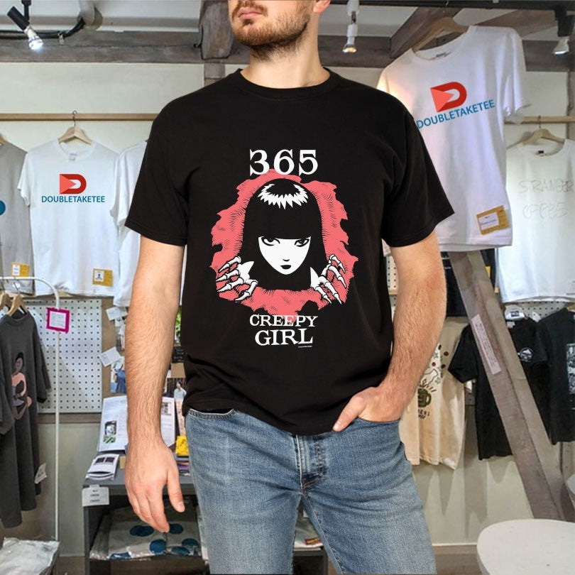 Official Emily The Strange 365 Creepy Girl Shirts Unisex , , , Long Sleeve Tee