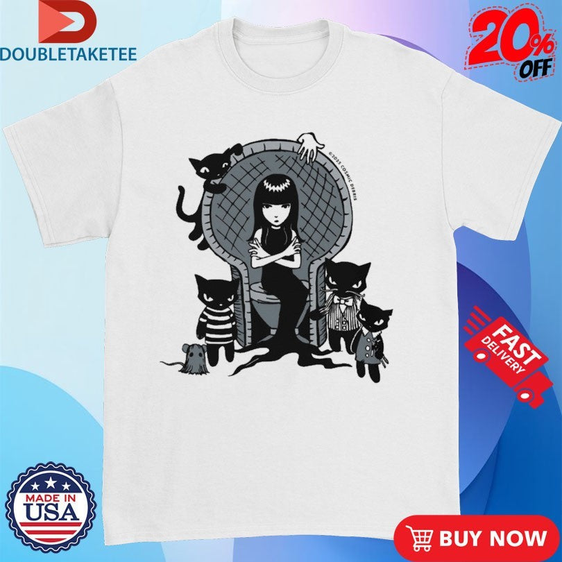 Official Emily The Strange Creepy, Kooky, Ooky, &amp; Spooky Shirts Unisex , , , Long Sleeve Tee