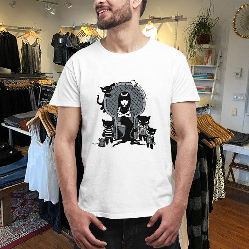 Official Emily The Strange Creepy, Kooky, Ooky, &amp; Spooky Shirts Unisex , , , Long Sleeve Tee