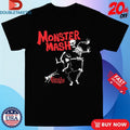 Official Emily The Strange Monster Mash Skeleton Cat Shirts Unisex , , , Long Sleeve Tee