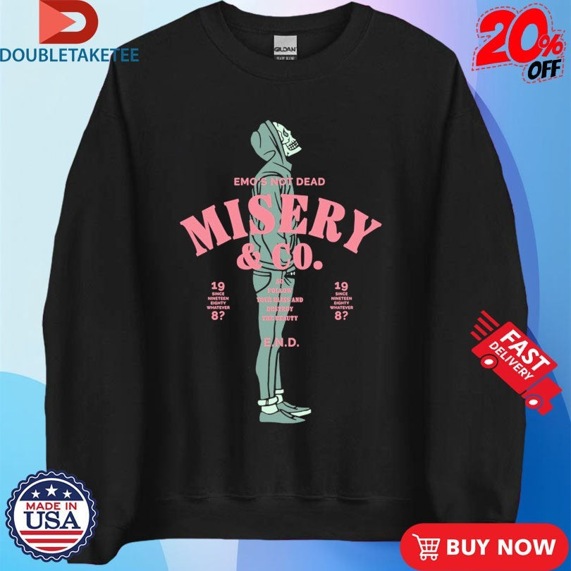 Official Emo’s Not Dead Misery &amp; Co Shirts Unisex , , , Long Sleeve Tee
