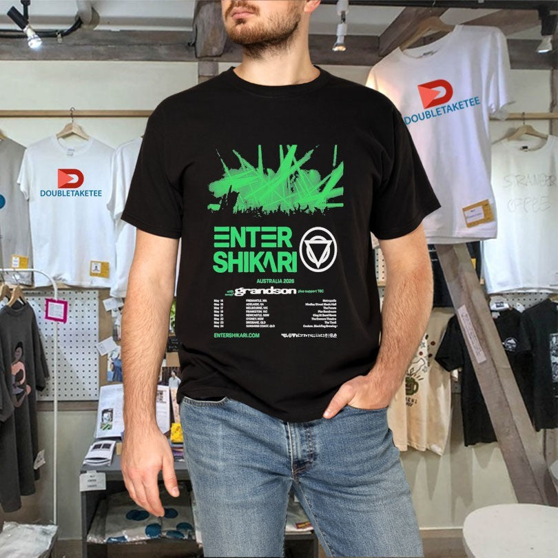 Official Enter Shikari Tour 2026 Australian Shirts Unisex , , , Long Sleeve Tee
