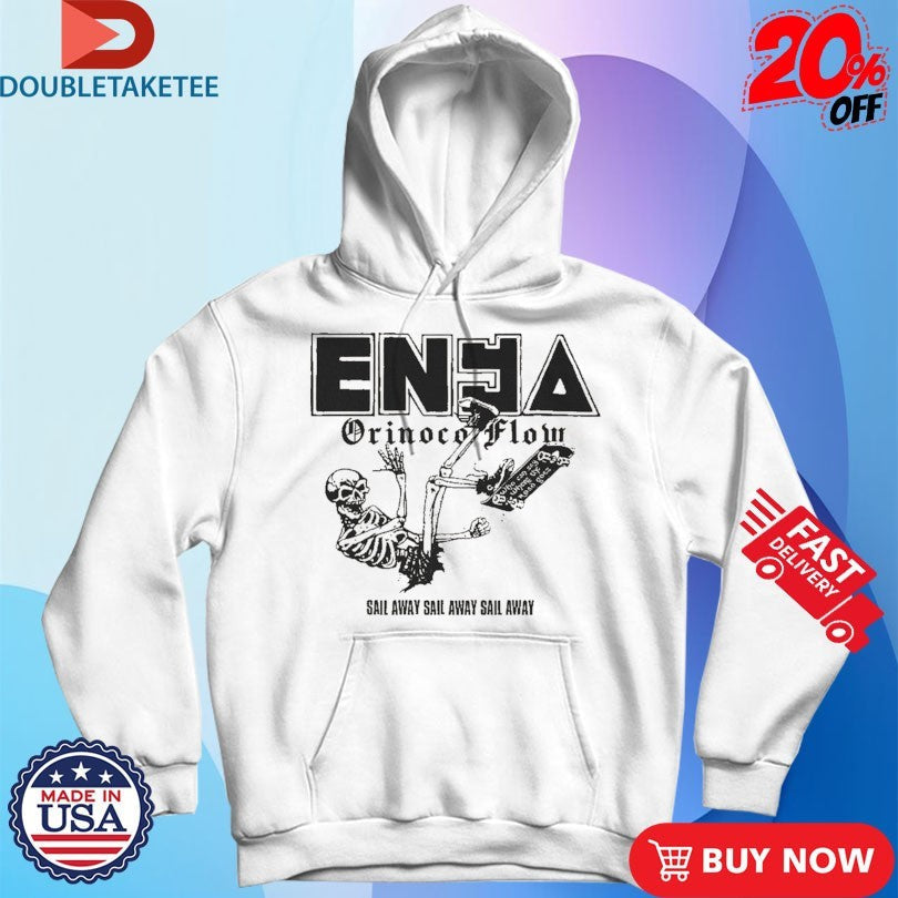Official Enya Orinoco Flow Sail Away JFA Punk Skeleton Skate Shirts Unisex , , , Long Sleeve Tee