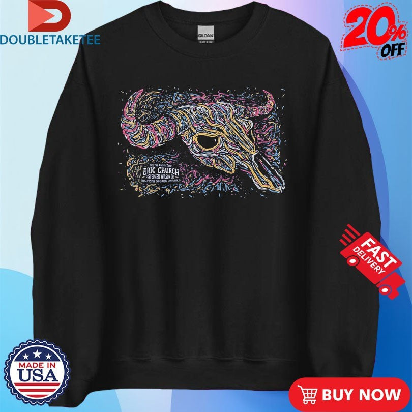 Official Eric Church Fort Worth, TX Feb 27 2026 Shirts Unisex , , , Long Sleeve Tee