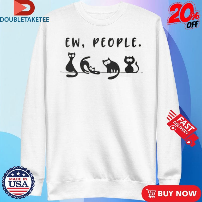 Official Ew People Black Cat Shirts Unisex , , , Long Sleeve Tee