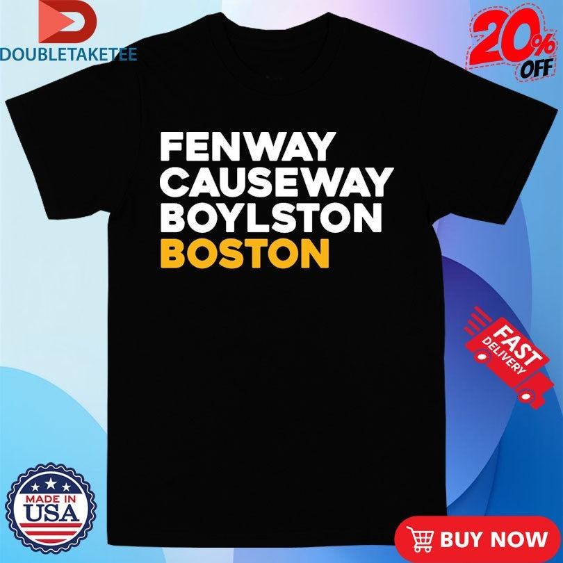 Official Fenway Causeway Boylston Boston Bruins Shirts Unisex , , , Long Sleeve Tee
