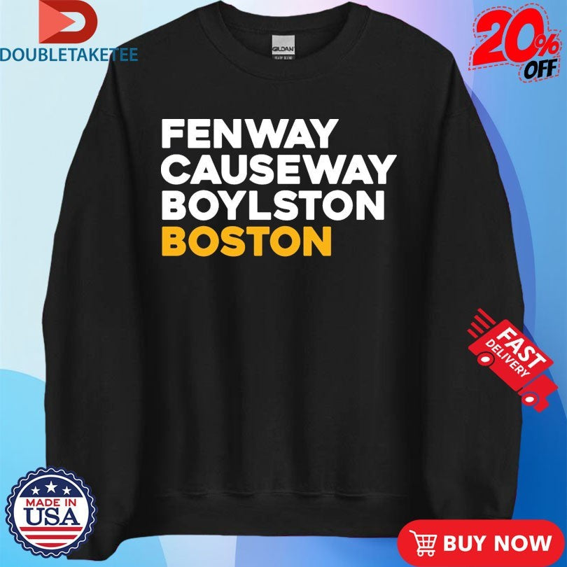 Official Fenway Causeway Boylston Boston Bruins Shirts Unisex , , , Long Sleeve Tee