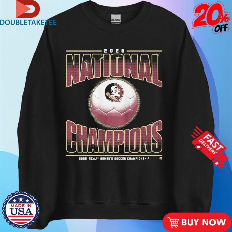 Official Florida State Seminoles FSU Women’s Soccer 2025 National Champions Shirts Unisex , , , Long Sleeve Tee