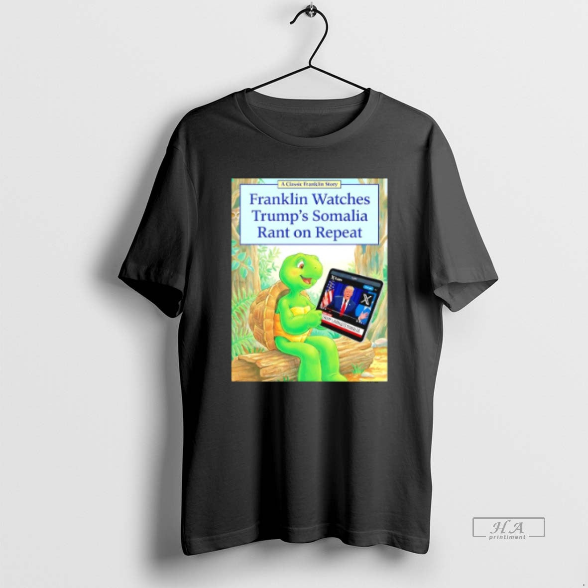 Official Franklin Watches Trumps Somalia Rant Repeat T-Shirts