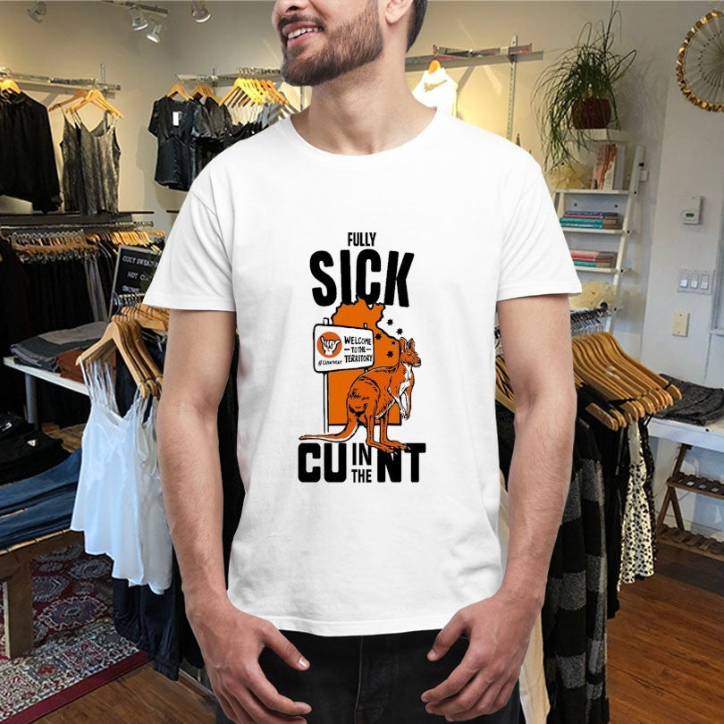 Official Fully Sick CU In The NT Welcome To The Territory Kangaroo Shirts Unisex , , , Long Sleeve Tee