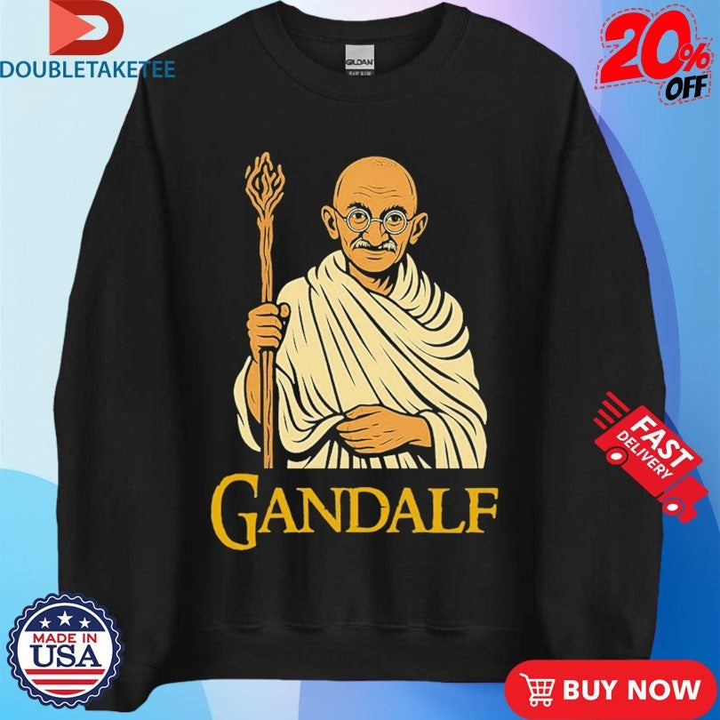 Official Gandalf Ghandi Shirts Unisex , , , Long Sleeve Tee