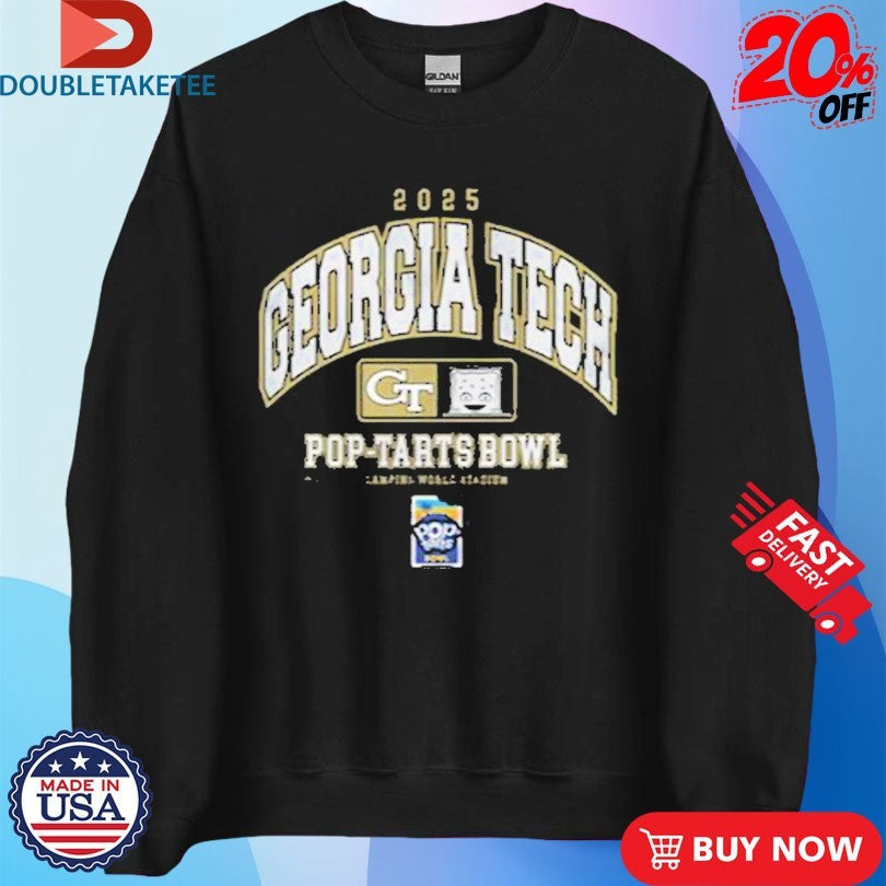 Official Georgia Tech Yellow Jackets 2025 Pop Tarts Bowl Shirts Unisex , , , Long Sleeve Tee