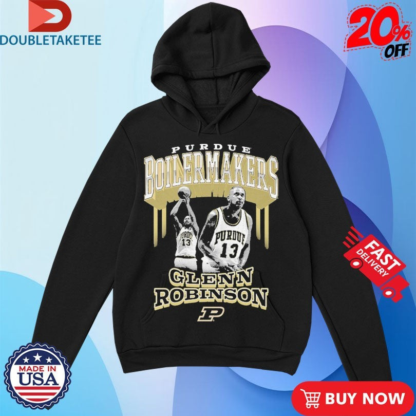 Official Glenn Robinson Player Posture Purdue Boilermakers Basketball Shirts Unisex , , , Long Sleeve Tee