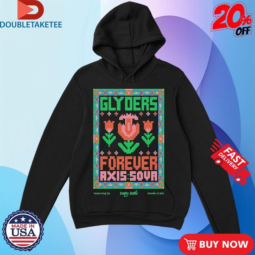 Official Glyders Empty Bottle Nov 22 2025 Tour Shirts Unisex , , , Long Sleeve Tee