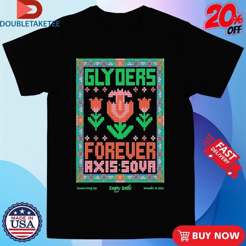 Official Glyders Empty Bottle Nov 22 2025 Tour Shirts Unisex , , , Long Sleeve Tee