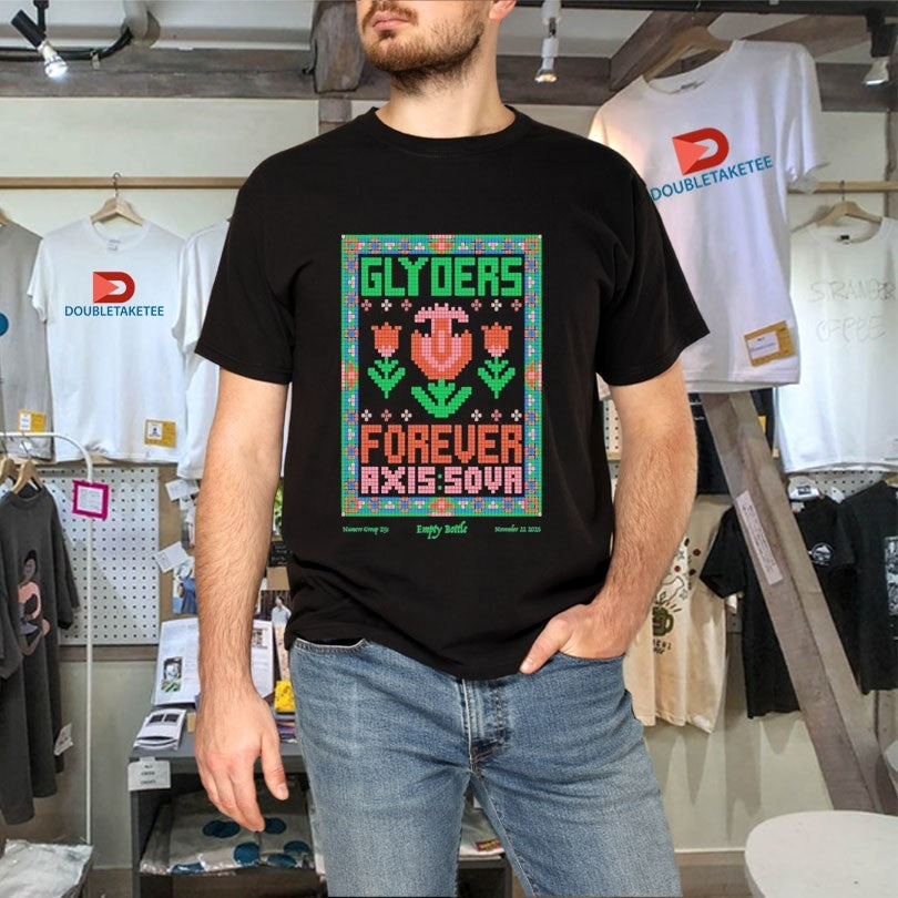 Official Glyders Empty Bottle Nov 22 2025 Tour Shirts Unisex , , , Long Sleeve Tee
