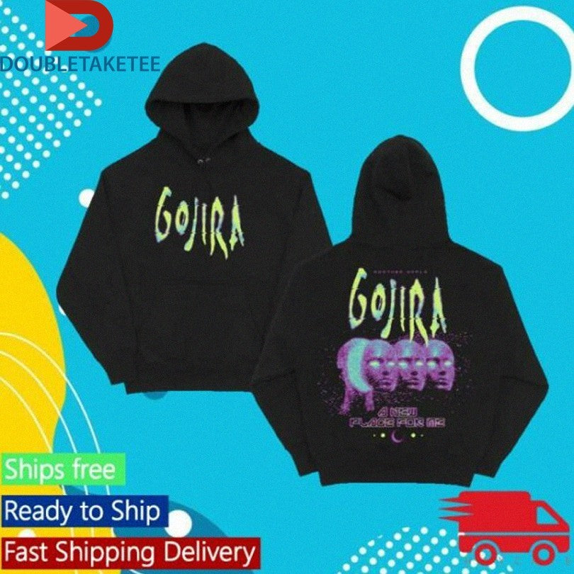 Official Gojira Another World Faces Shirts Unisex , , , Long Sleeve Tee