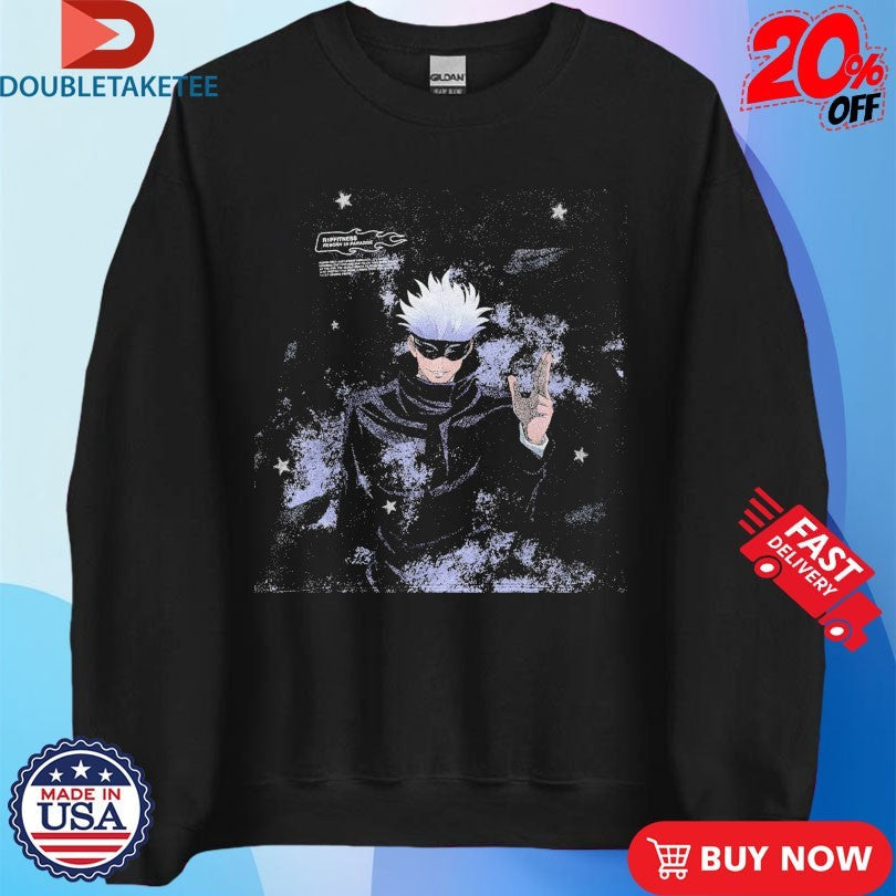 Official Gojo Satoru R1pfitness Reborn In Paradise Shirts Unisex , , , Long Sleeve Tee