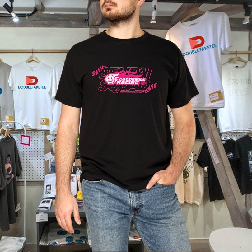 Official Goodsmile Racing x Senpai Squad The Limit Only Exists Within Your Mind Anime Waifu Shirts