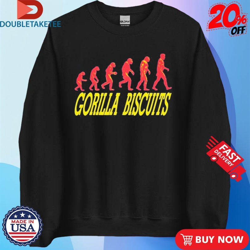 Official Gorilla Biscuits Start Today Evolution Shirts Unisex , , , Long Sleeve Tee