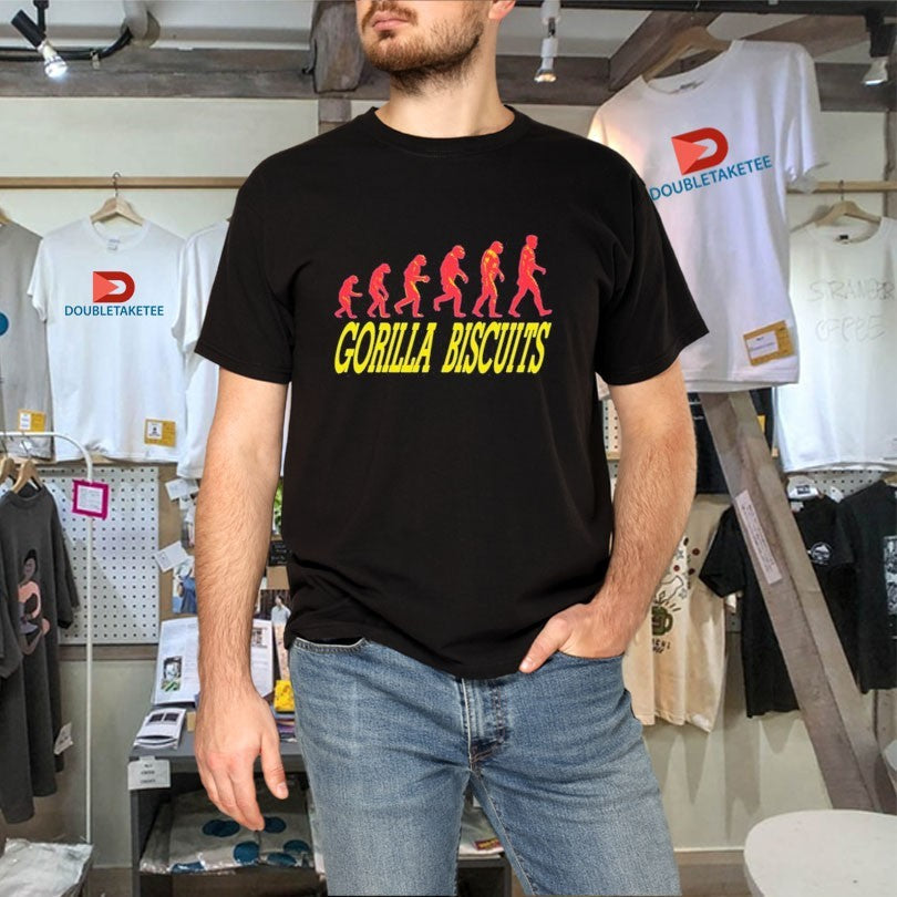 Official Gorilla Biscuits Start Today Evolution Shirts Unisex , , , Long Sleeve Tee