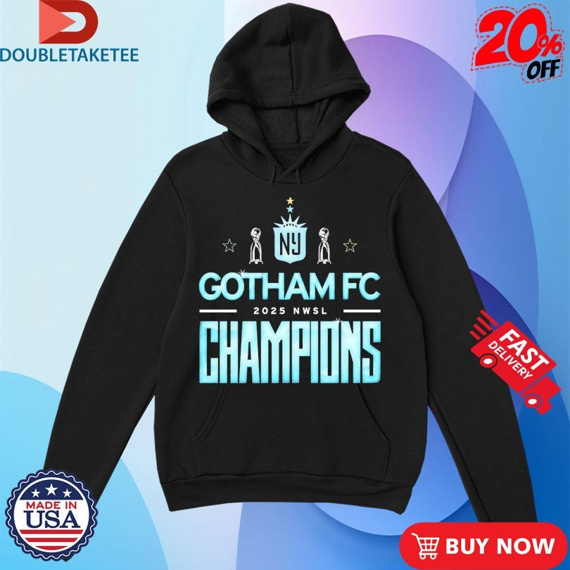 Official Gotham FC 2025 NWSL Champions Trophies Shirts Unisex , , , Long Sleeve Tee