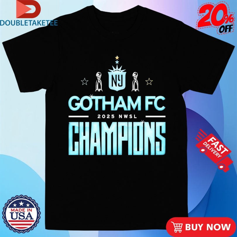 Official Gotham FC 2025 NWSL Champions Trophies Shirts Unisex , , , Long Sleeve Tee