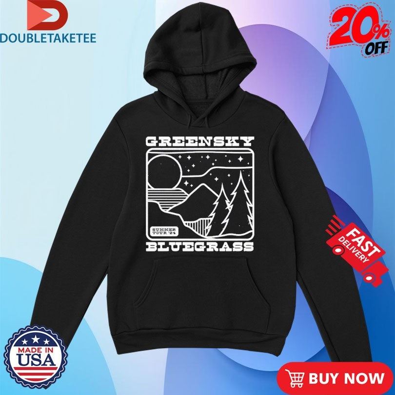 Official Greensky Bluegrass Summer Tour 2024 Camp Shirts Unisex , , , Long Sleeve Tee