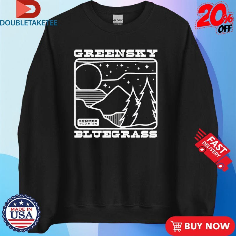 Official Greensky Bluegrass Summer Tour 2024 Camp Shirts Unisex , , , Long Sleeve Tee