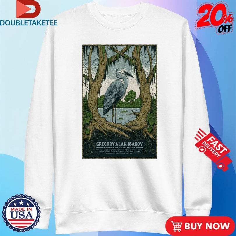 Official Gregory Alan Isakov AUS And New Zealand Tour 2026 Shirts Unisex , , , Long Sleeve Tee
