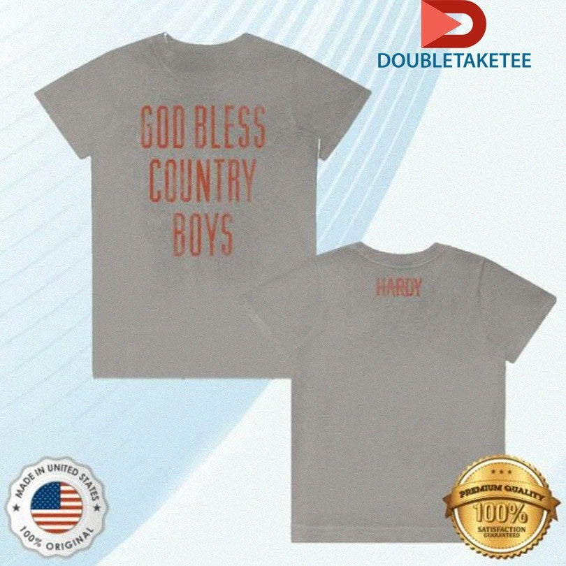 Official Hardy God Bless Country Boys Shirts Unisex , , , Long Sleeve Tee
