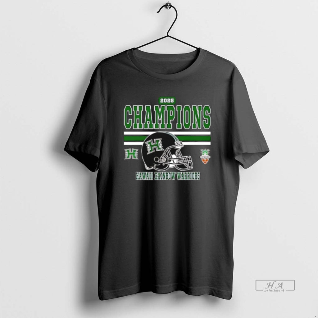 Official Hawaii Rainbow Warriors 2025 Hawaii Bowl Champions