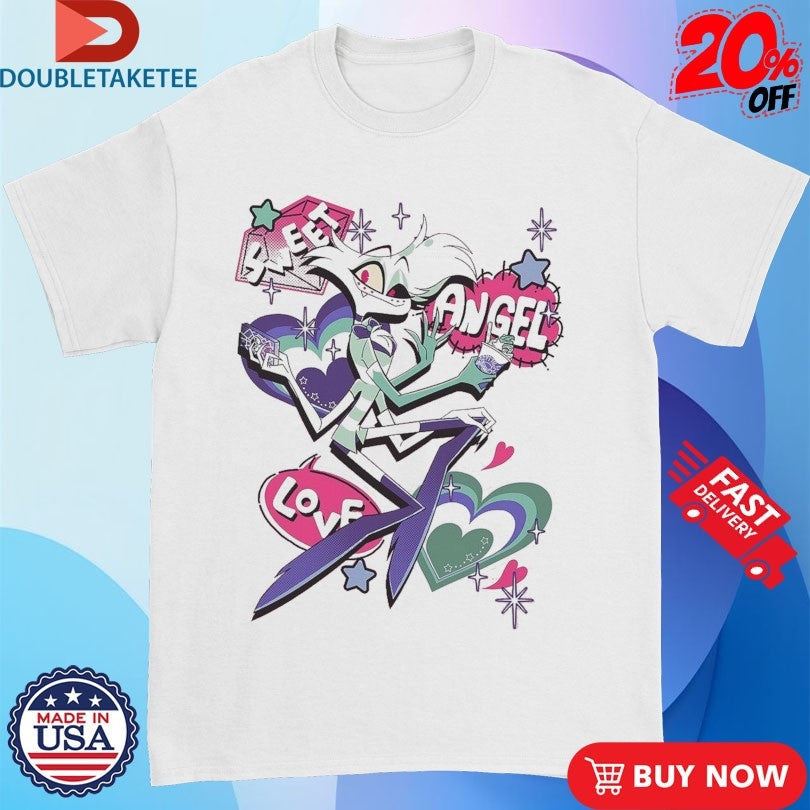 Official Hazbin Hotel Sweet Angel Love Angel Dust Shirts Unisex , , , Long Sleeve Tee