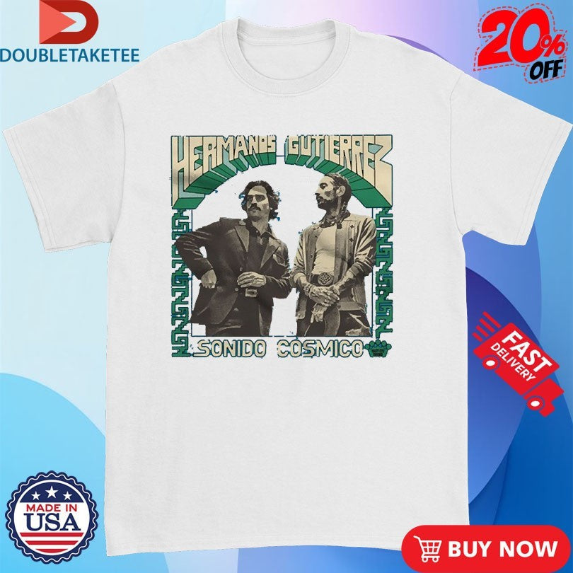 Official Hermanos Gutiérrez Sonido Cósmico Turquoise Shirts Unisex , , , Long Sleeve Tee