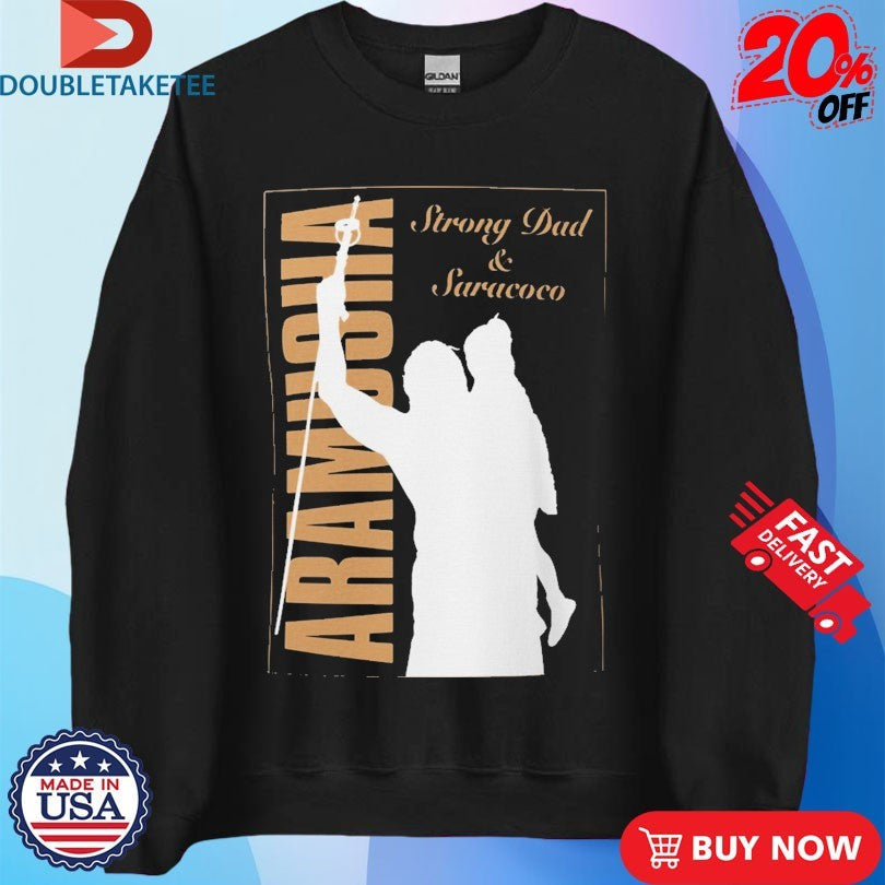 Official Hirooki Goto Strong Dad And Saracoco Shirts Unisex , , , Long Sleeve Tee