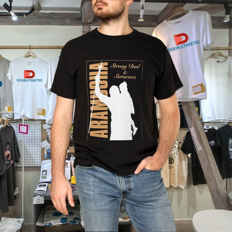 Official Hirooki Goto Strong Dad And Saracoco Shirts Unisex , , , Long Sleeve Tee