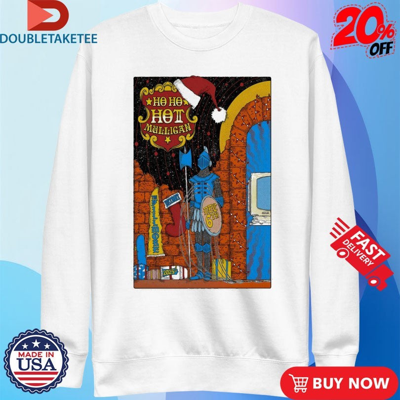 Official Ho Ho Hot Mulligan Dec 6 2025 The Fillmore Knight Christmas Shirts Unisex , , , Long Sleeve Tee