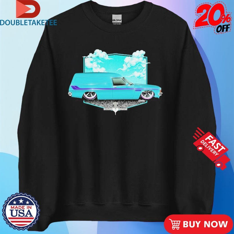 Official Holden HZ Sandman Turquoise Panel Van Shirts Unisex , , , Long Sleeve Tee