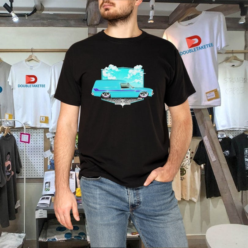 Official Holden HZ Sandman Turquoise Panel Van Shirts Unisex , , , Long Sleeve Tee
