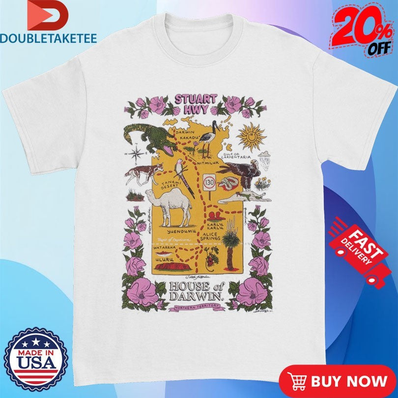 Official House Of Darwin Stuart Highway Shirts Unisex , , , Long Sleeve Tee