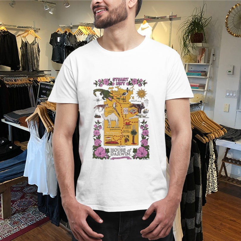 Official House Of Darwin Stuart Highway Shirts Unisex , , , Long Sleeve Tee