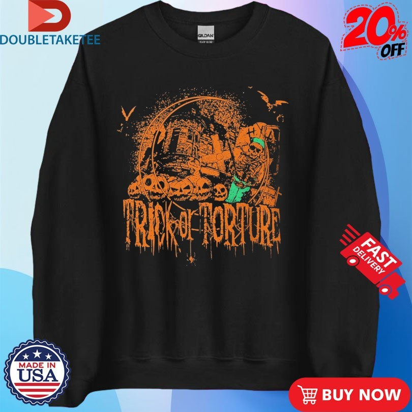 Official House Of Torture Trick Or Torture Shirts Unisex , , , Long Sleeve Tee
