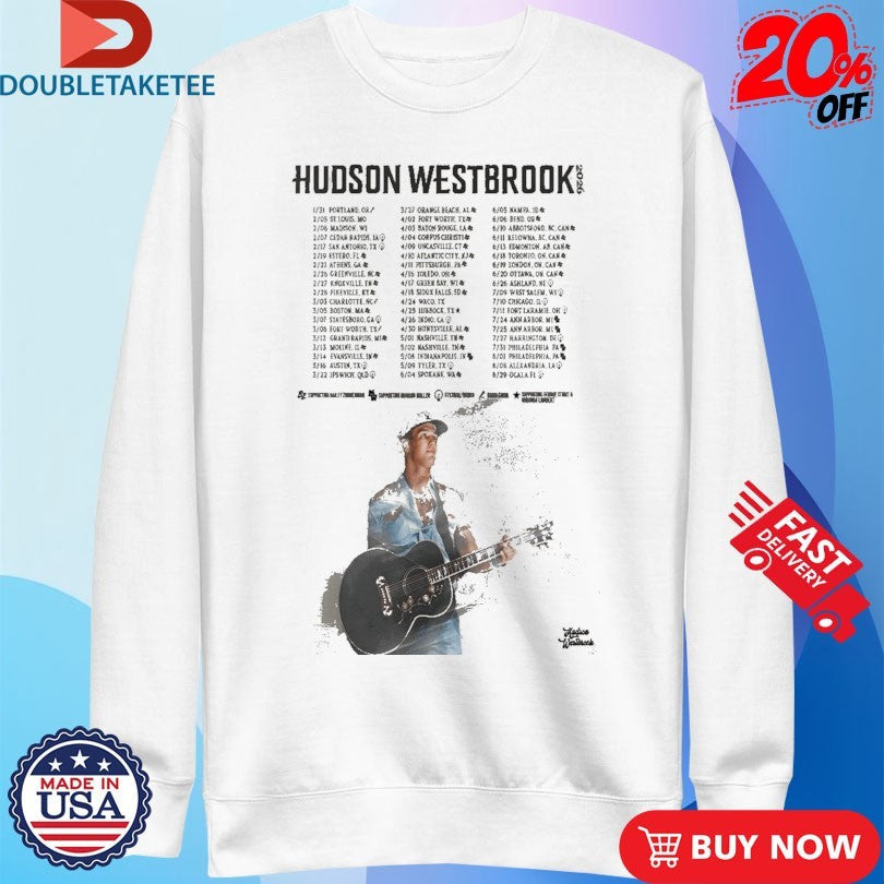 Official Hudson Westbrook Tour 2026 Shirts Unisex , , , Long Sleeve Tee