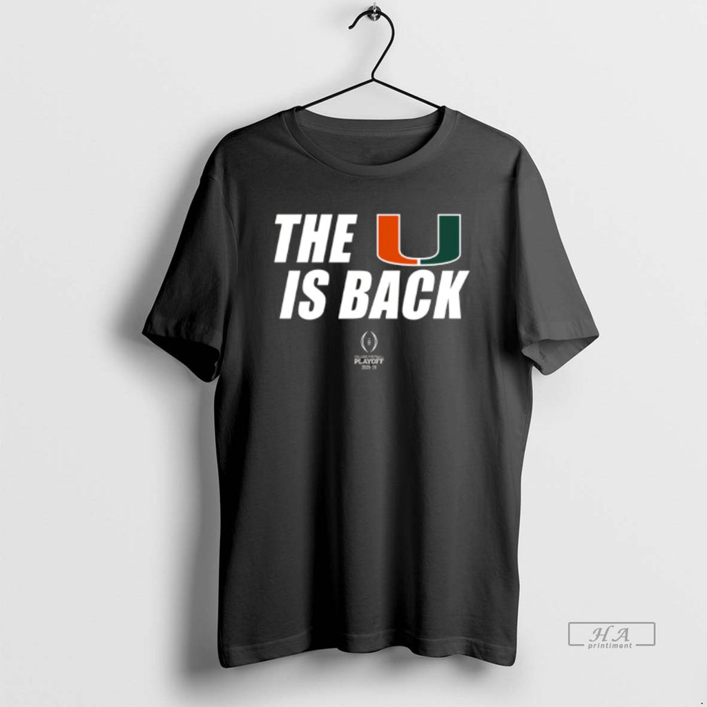 Official Hurricanes The U Is Back Black Men Teemoonley Men