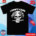 Official I Don’t Care Skull Knife Shirts Unisex , , , Long Sleeve Tee