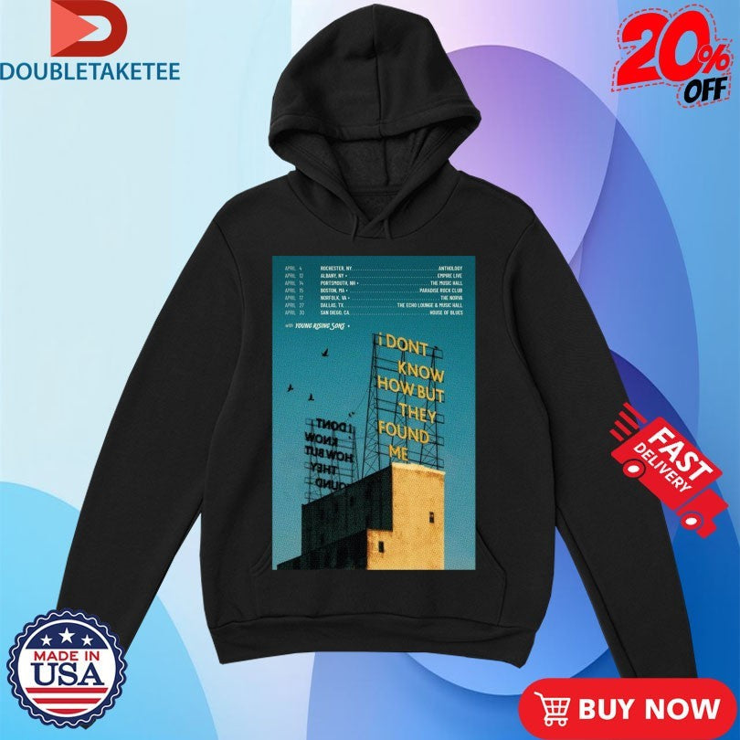 Official I Dont Know How But They Found Me April Tour 2026 Shirts Unisex , , , Long Sleeve Tee